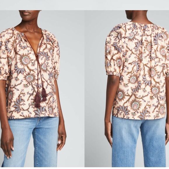 A.L.C. Elly Bohemian Print Top - Picture 13 of 13